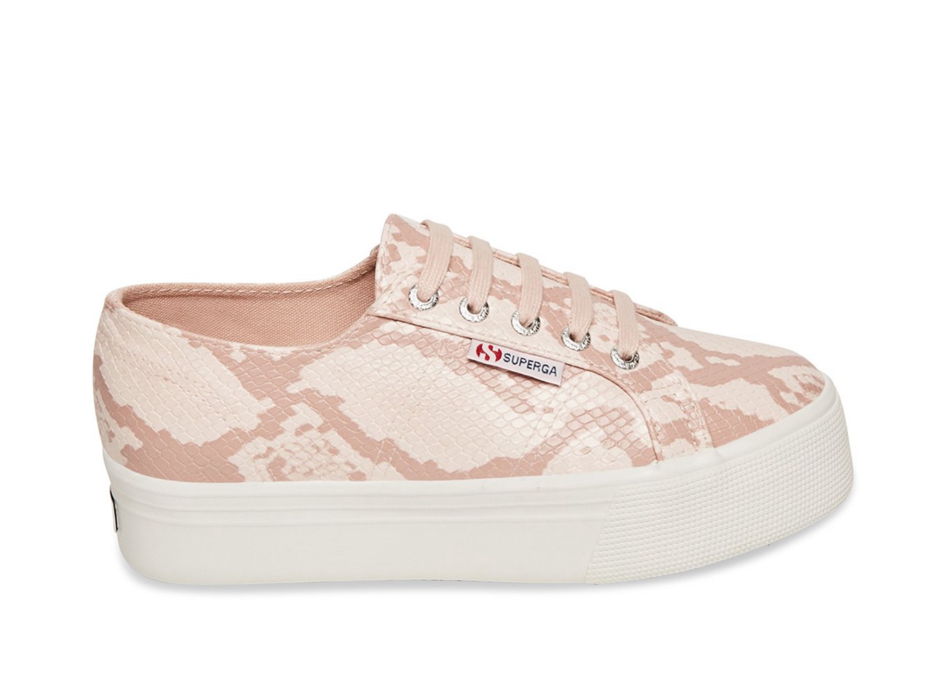 Platform Feminino Rosa/Serpentine - Superga 2790 Synthsnakew - FSZMO-4231